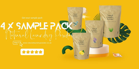 Dip Your Toes into Natural Clean: Introducing Our New Laundry Powder Sample Pack! - Natural Laundry Powder