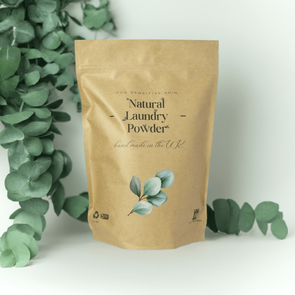 Natural Laundry Powder Eucalyptus - 1.5Kg or 40+ washes - Natural Laundry Powder
