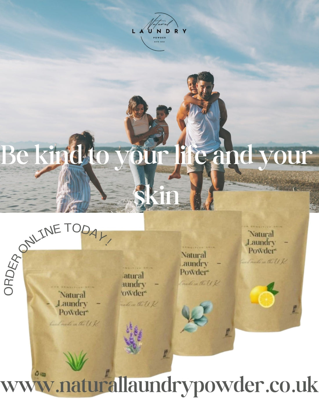 Gentle on Fabrics, Kinder to You:  Why Natural Laundry Powder is a Game-Changer for Sensitive Skin - Natural Laundry Powder