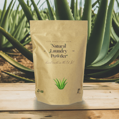 Natural Laundry Powder Aloe Vera - 1.5Kg or 40+ washes - Natural Laundry Powder