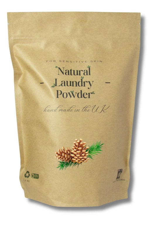Natural Laundry Powder with Pine essential oil - 1.5Kg or 40+ loads - Natural Laundry Powder